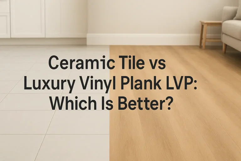 Ceramic Tile vs Luxury Vinyl Plank LVP: Which Is Better?
