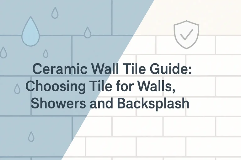 Ceramic Wall Tile Guide: Choosing Tile for Walls Showers and Backsplash