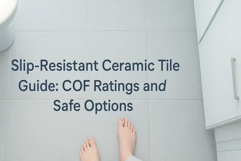 Slip-Resistant Ceramic Tile Guide: COF Ratings and Safe Options