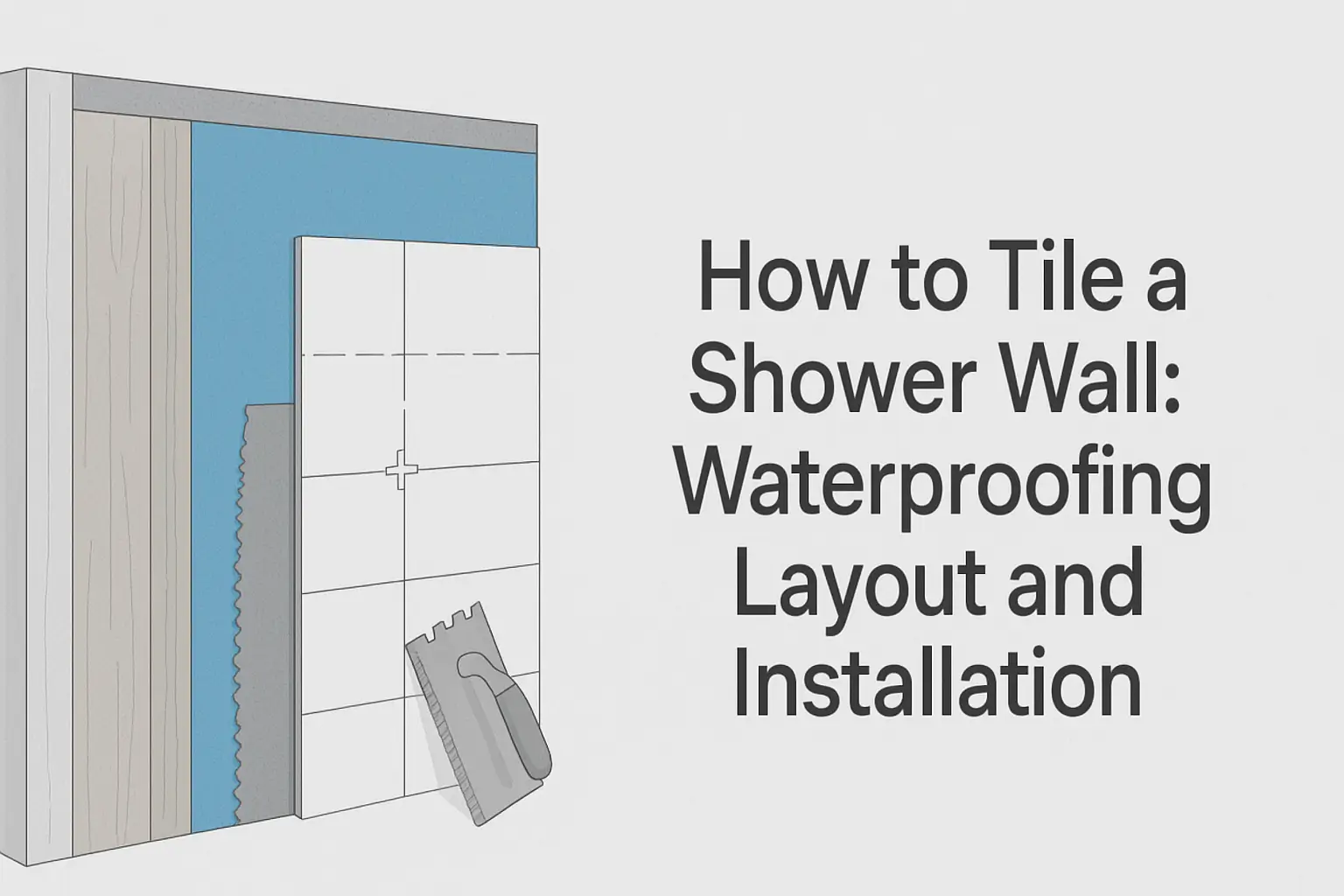 How to Tile a Shower Wall: Waterproofing & Installation