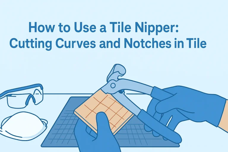 How to Use a Tile Nipper: Cutting Curves and Notches in Tile
