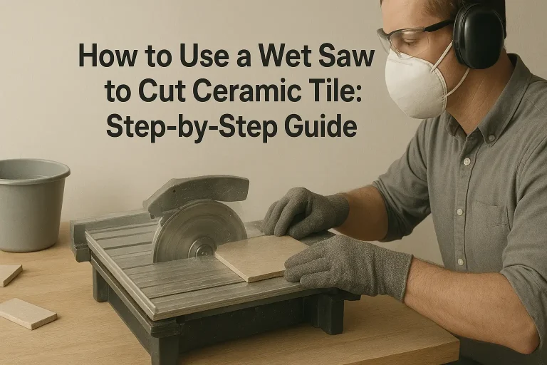 How to Use a Wet Saw to Cut Ceramic Tile: Step-by-Step Guide
