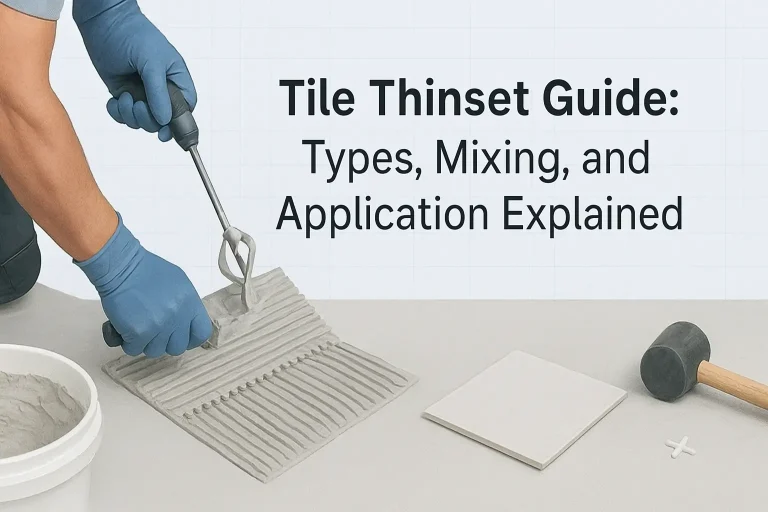 Tile Thinset Guide: Types Mixing and Application Explained