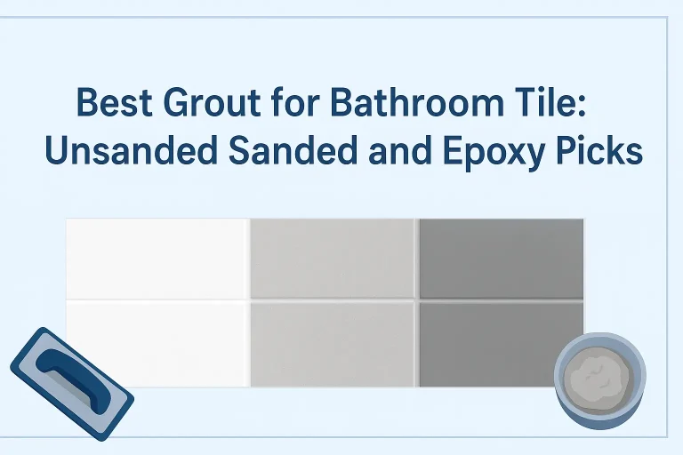 Best Grout for Bathroom Tile: Unsanded Sanded and Epoxy Picks