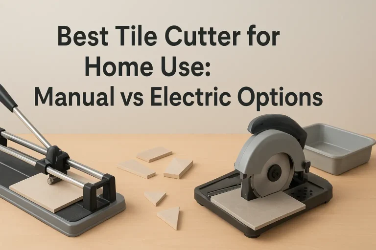 Best Tile Cutter for Home Use: Manual vs Electric Options