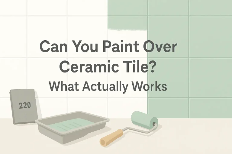 Can You Paint Over Ceramic Tile? What Actually Works