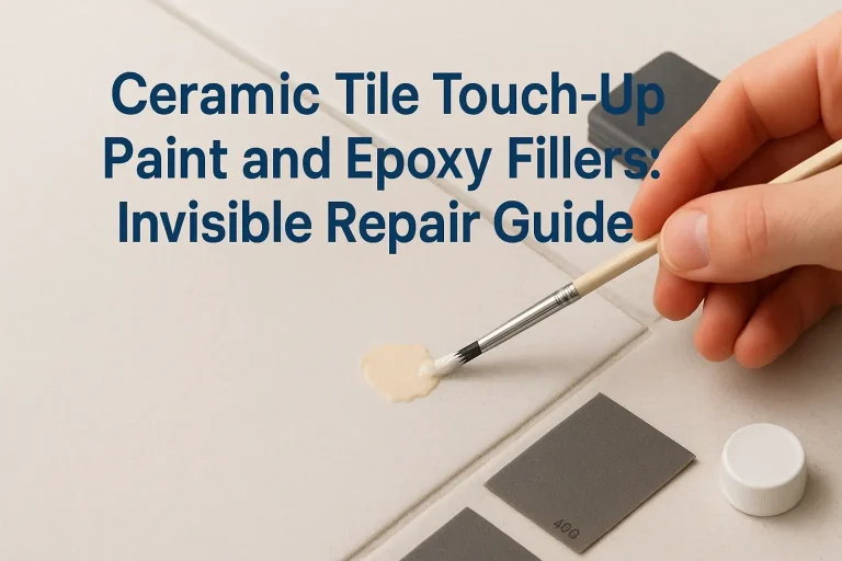 Ceramic Tile Touch-Up Paint and Epoxy Fillers: Invisible Repair Guide