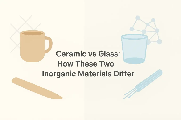 Ceramic vs Glass: How These Two Inorganic Materials Differ