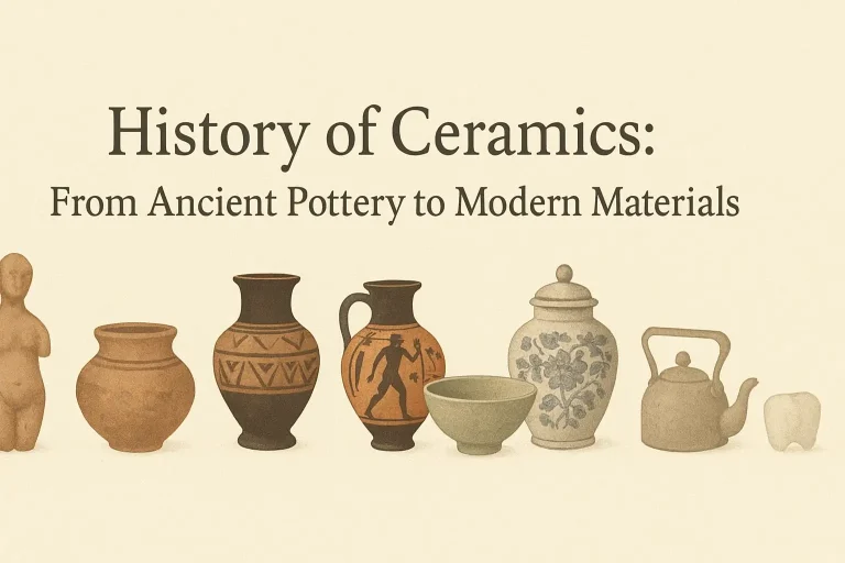 History of Ceramics: From Ancient Pottery to Modern Materials
