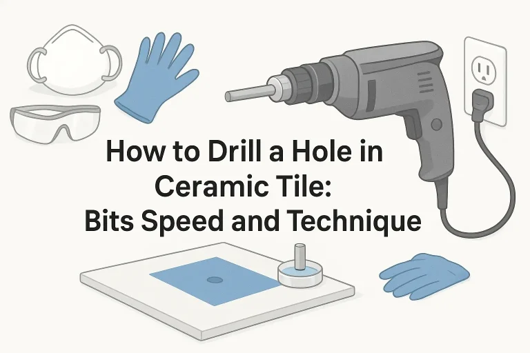 How to Drill a Hole in Ceramic Tile: Bits Speed and Technique