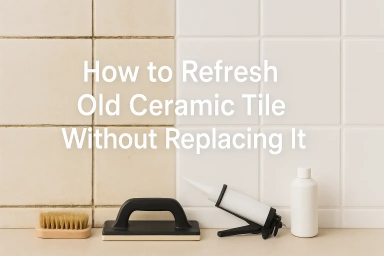 How to Refresh Old Ceramic Tile Without Replacing It