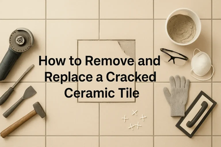 How to Remove and Replace a Cracked Ceramic Tile