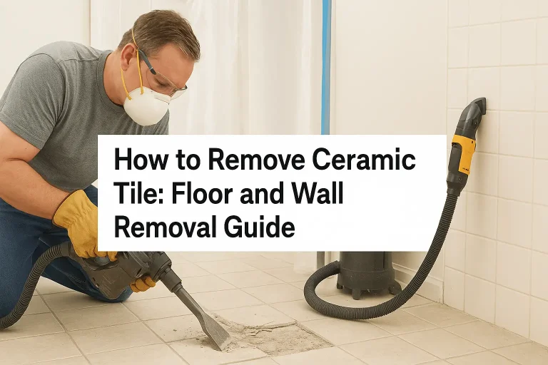 How to Remove Ceramic Tile: Floor and Wall Removal Guide