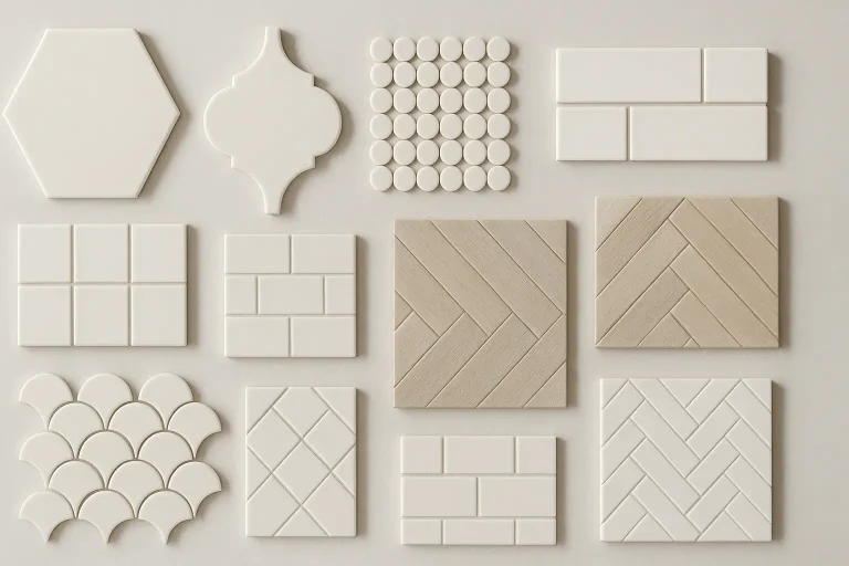 Ceramic Tile Shape and Pattern Guide: Hexagon Arabesque Penny Round and More