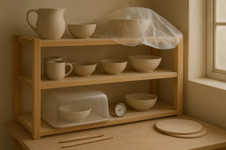 How to Dry Pottery Without Cracking: Drying Times and Techniques