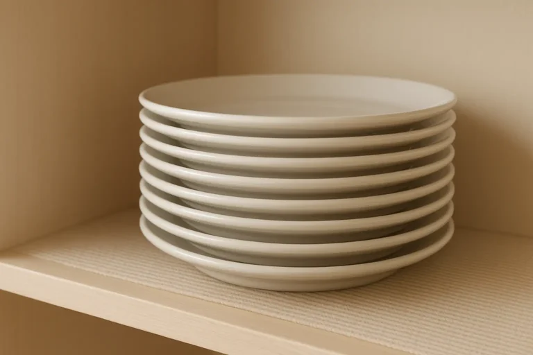 How to Store Ceramic Dishes and Plates Without Chipping